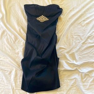 Black ruffle dress Size medium